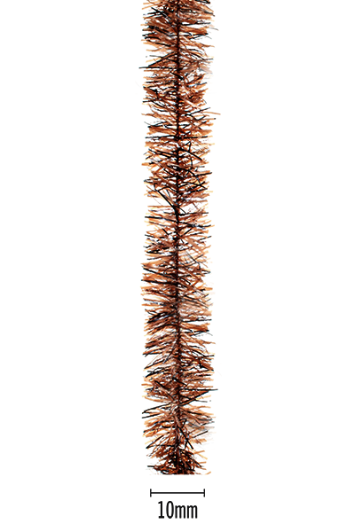 Senyo's Peppered Satin Chenille - Brown - 10mm