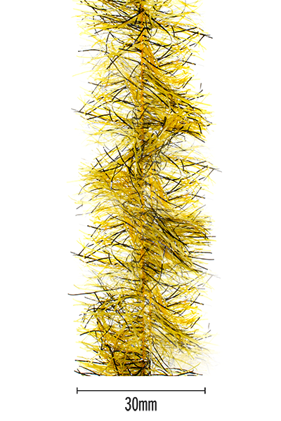 Senyo's Peppered Satin Chenille - Mustard - 30mm