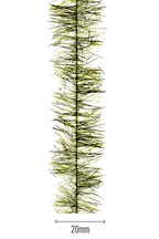 Senyo's Peppered Satin Chenille - Olive - 20mm