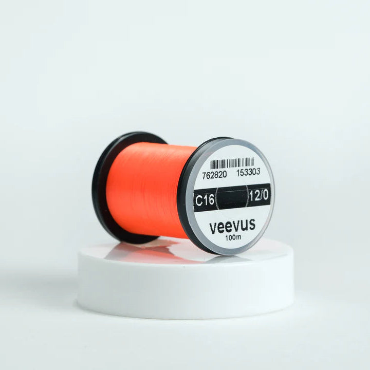 VEEVUS Thread 12/0 Fluorescent Orange