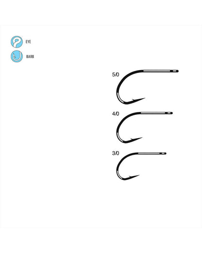 Gamakatsu SC15-2H 2X Strong Wide Gap Hooks