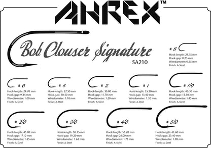 Ahrex SA210 Bob Clouser Signature Hooks