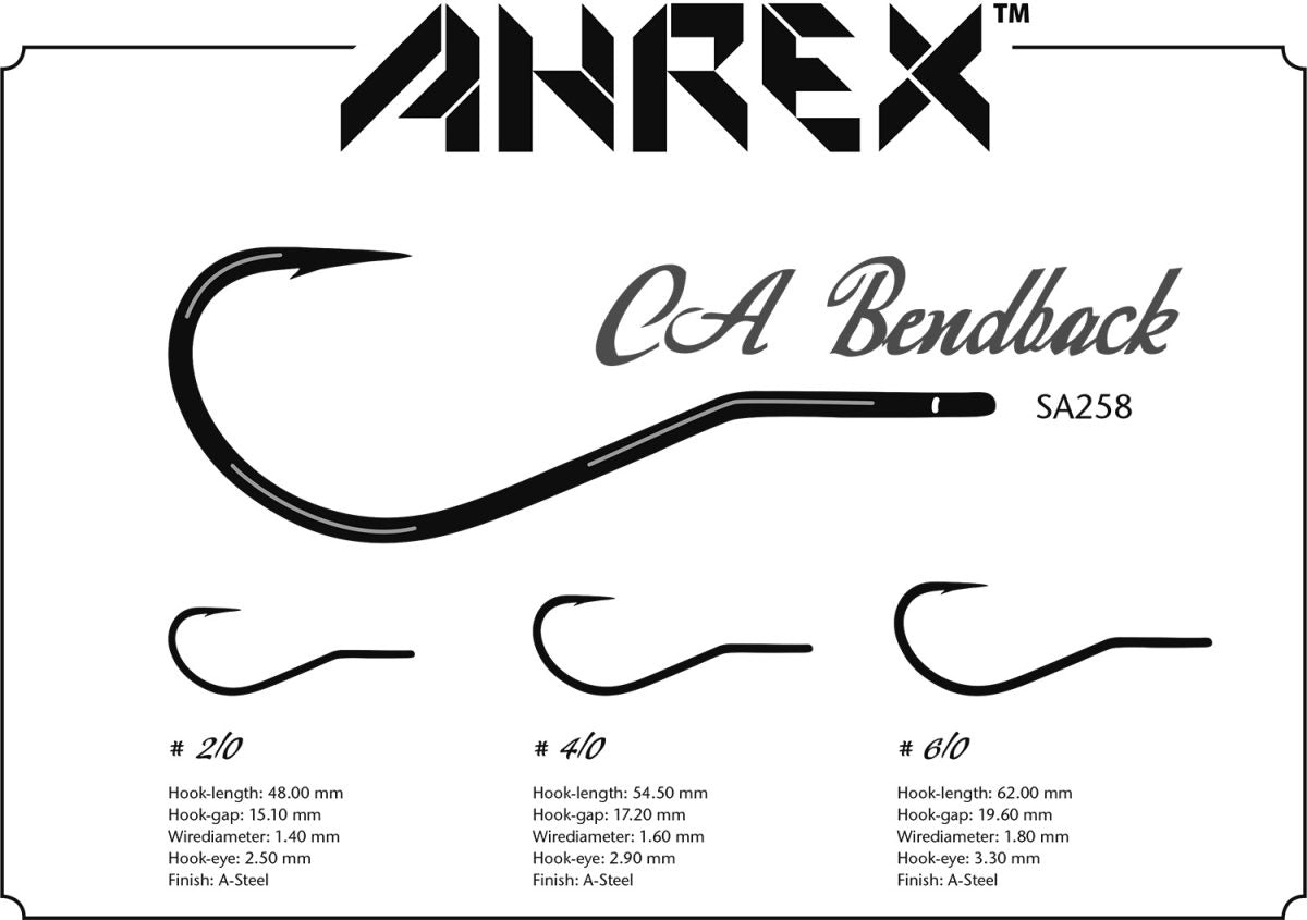 AHREX SA258 CA Bendback Hooks