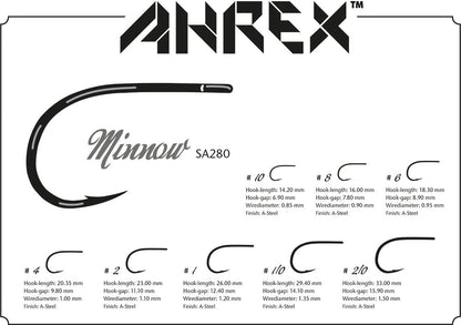 Ahrex SA280 Saltwater Minnow Hooks