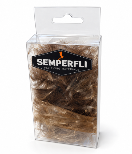 Natural CDC Feathers 1gm Box - Natural Dark Gray