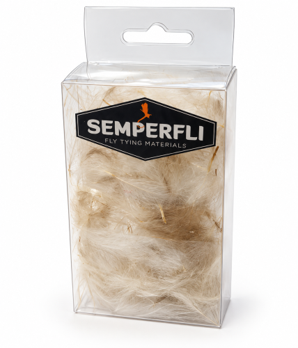 Natural CDC Feathers 1gm Box - Natural White