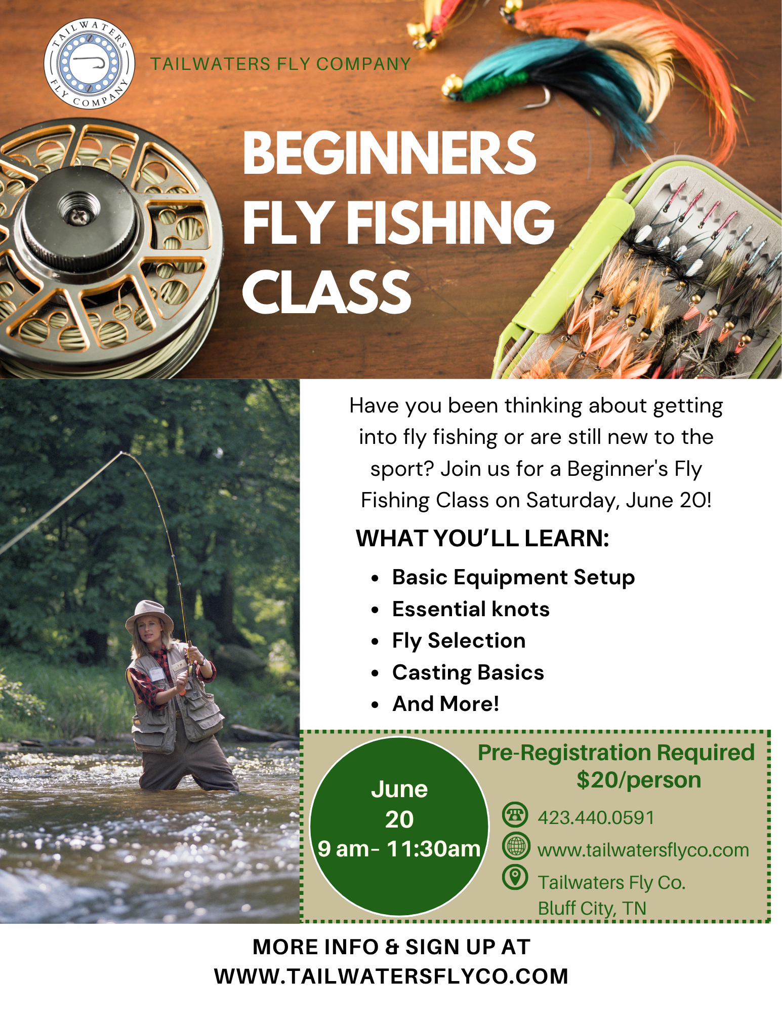 Beginner Fly Fishing Class