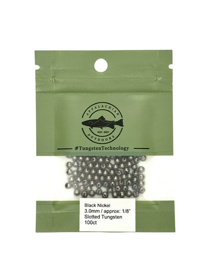 Appalachian Outdoors Countersunk Tungsten Beads 25 Pack