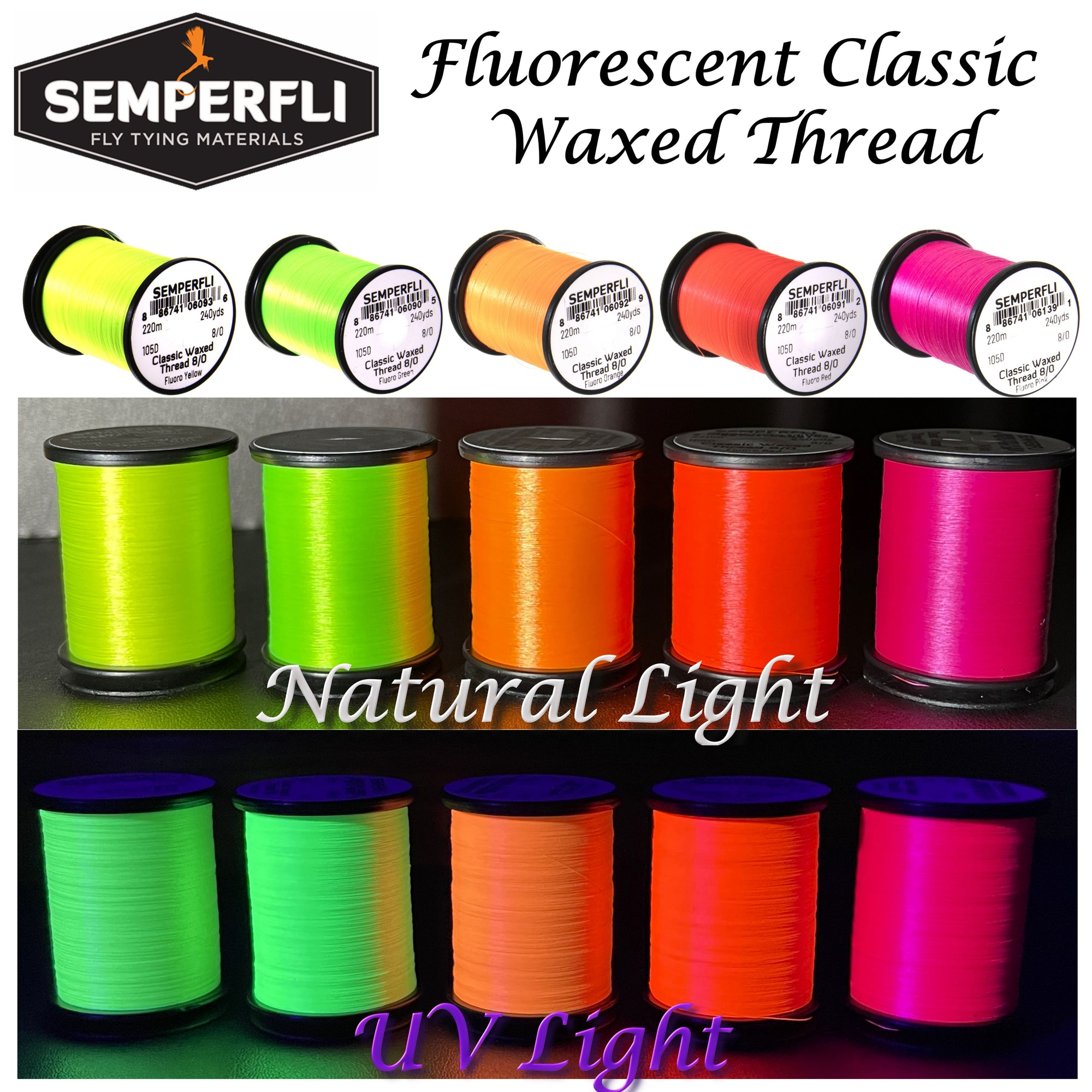 Semperfli Classic Waxed Thread 12/0 110m (120 Yards)