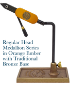 Regal Medallion Series Vise with Regular Jaws and Bronze Traditional Base
