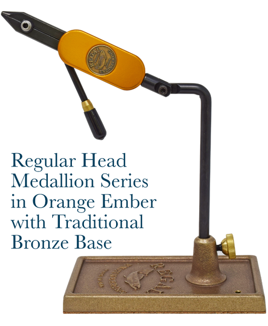 Regal Medallion Series Vise with Regular Jaws and Bronze Traditional Base