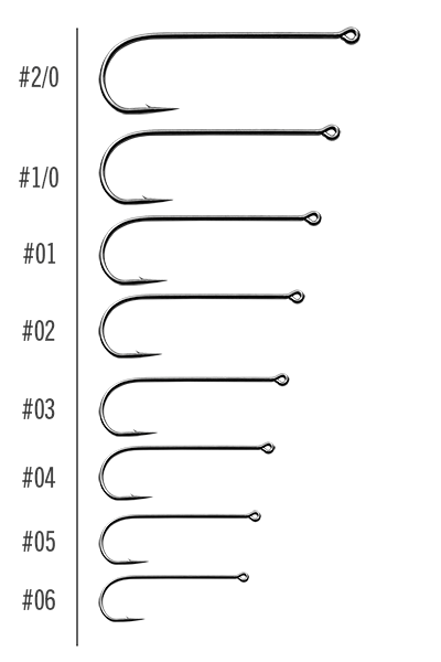 MFC 7052 Galloup's Vertical Eye Streamer Hook - 25 Pack