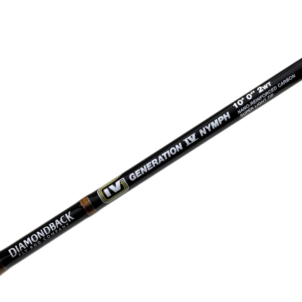 Diamondback Generation IV Nymph Rod Carbon Grip