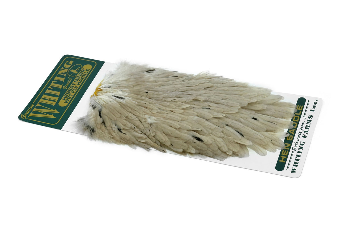 Whiting Farms Hebert Hen Saddle - Pale Watery Dun