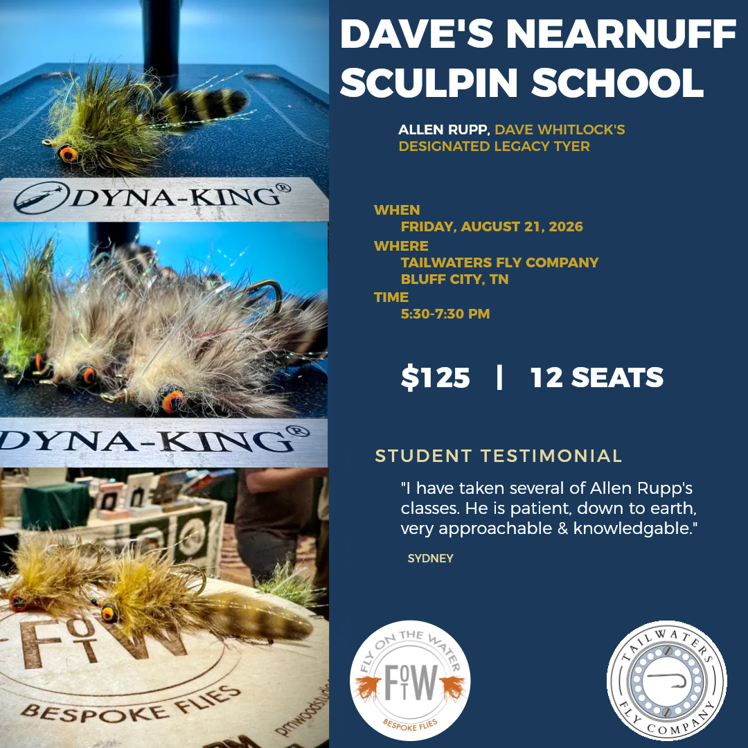 Near Nuff Sculpin Tying Class w/ Allen Rupp