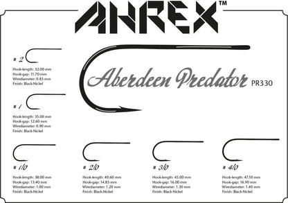 Ahrex PR330 Aberdeen Predator Hooks