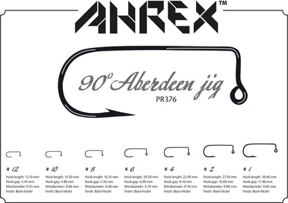 AHREX PR376 90 Degree Aberdeen Jig Hook