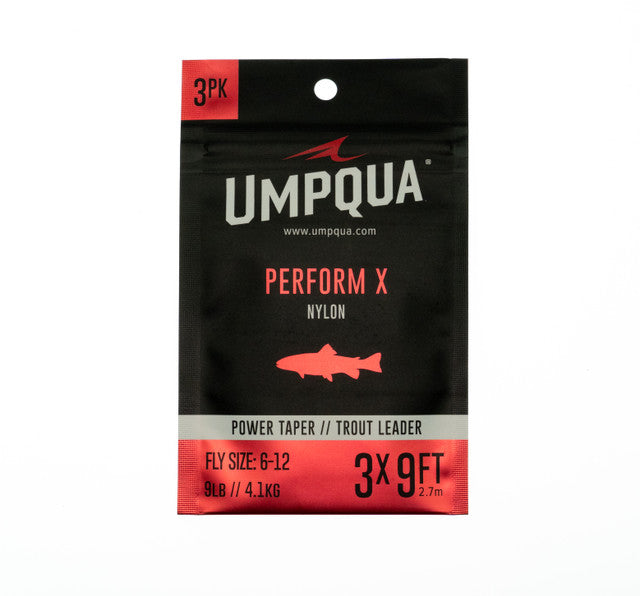 Umpqua Perform X Power Taper Trout Leader 3 Pack