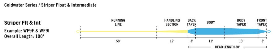 RIO Premier Striper Intermediate Fly Line
