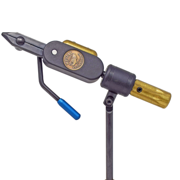 Regal Revolution Series Vise with Regular Jaws and Bronze Traditional Base