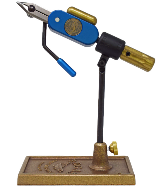 Regal Revolution Series Vise with Stainless Steel Jaws and Bronze Traditional Base