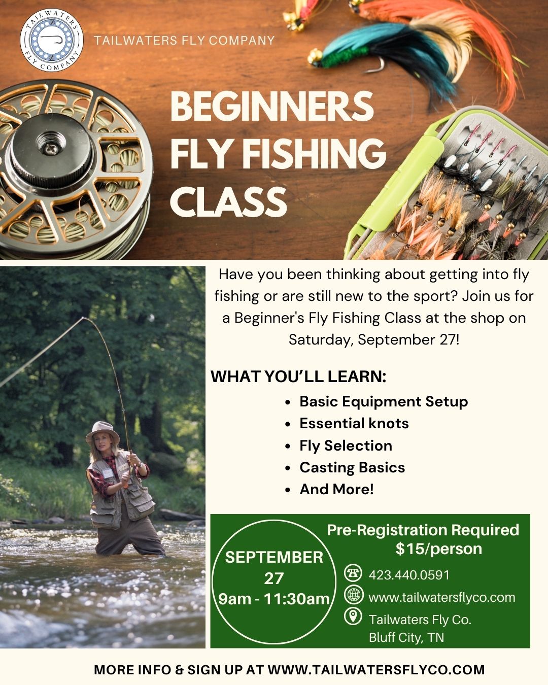 Beginner Fly Fishing Class