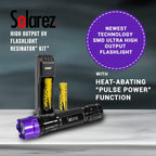 Solarez High Output UV Flashlight Resinator Kit With Battery and Charger