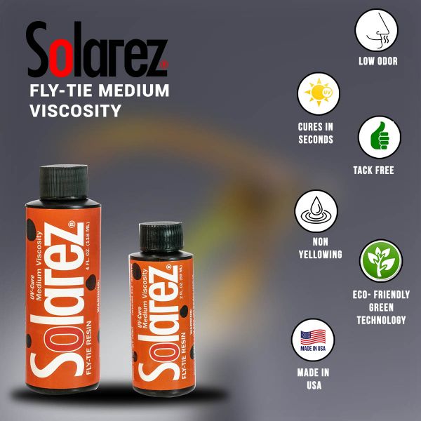 Solarez Fly-Tie Medium Viscosity UV Cure Resin