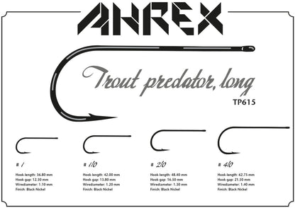 Ahrex TP615 Trout Predator Streamer Long Hooks