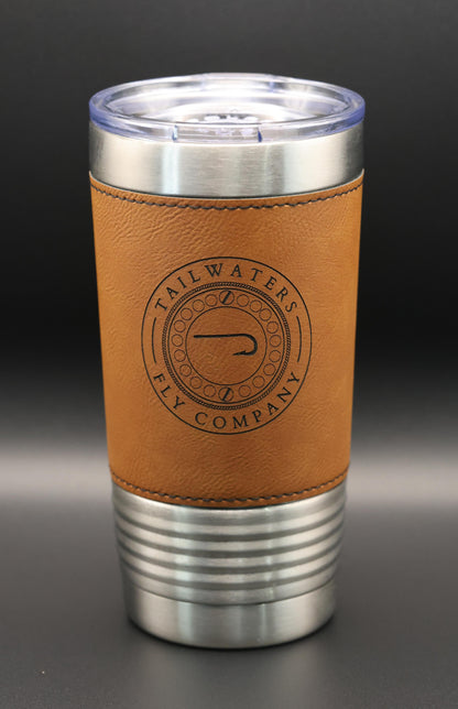 Tailwaters Fly Company 20 oz. Leatherette Tumbler