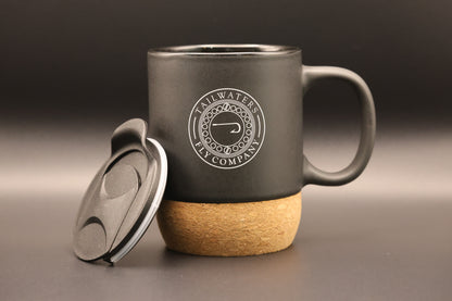 Tailwaters Fly Company Cork Base Mug with Lid