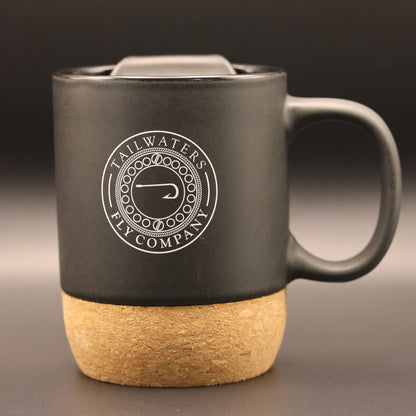 Tailwaters Fly Company Cork Base Mug with Lid