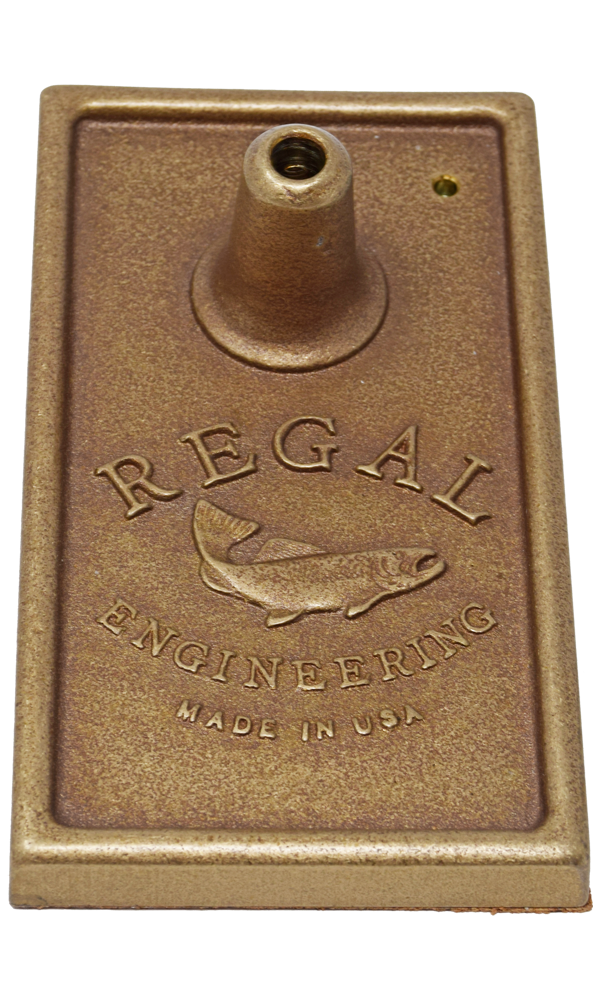 Regal Medallion Series Vise with Regular Jaws and Bronze Traditional Base