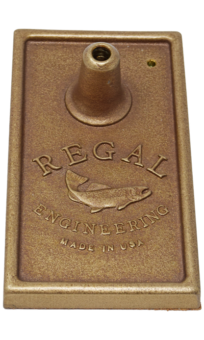 Regal Medallion Series Vise with Regular Jaws and Bronze Traditional Base