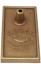 Regal Revolution Series Vise with Stainless Steel Jaws and Bronze Traditional Base