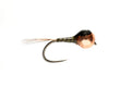 Weiss' Baetis Perdigon Dark Copper Bead Barbless