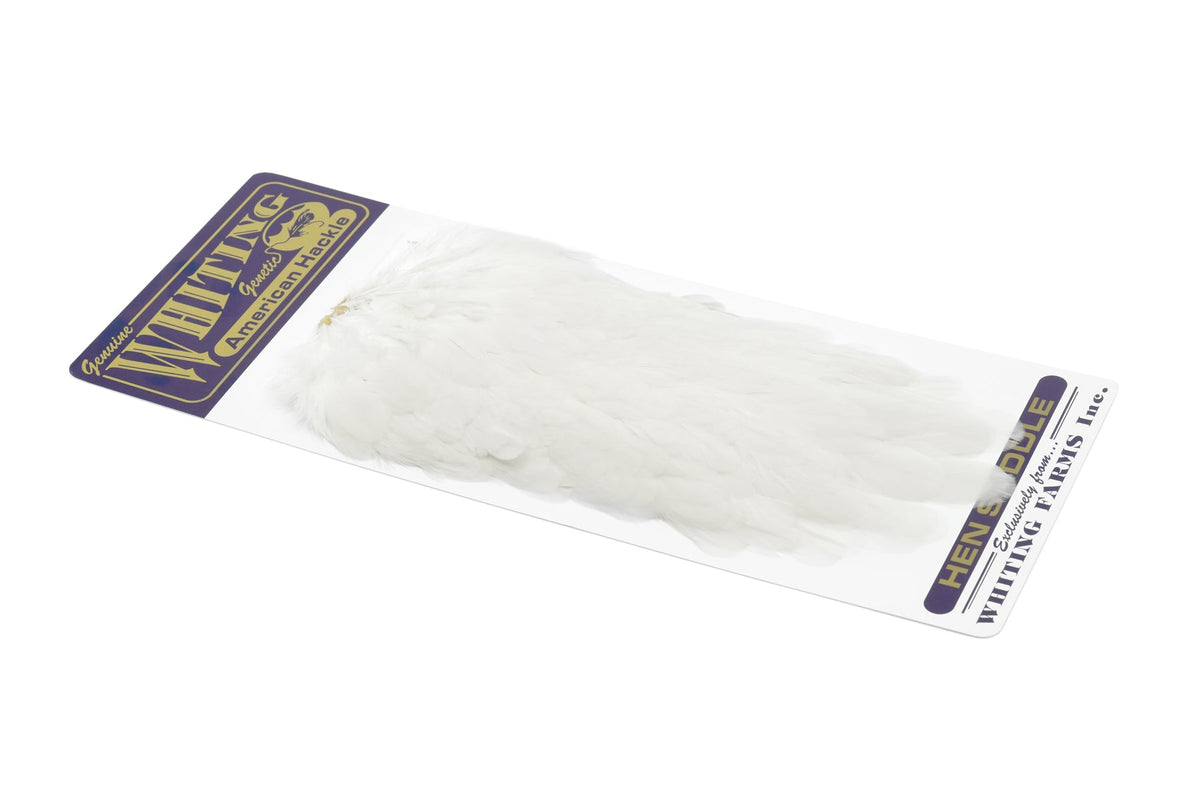 Whiting Farms American Hen Saddle - White