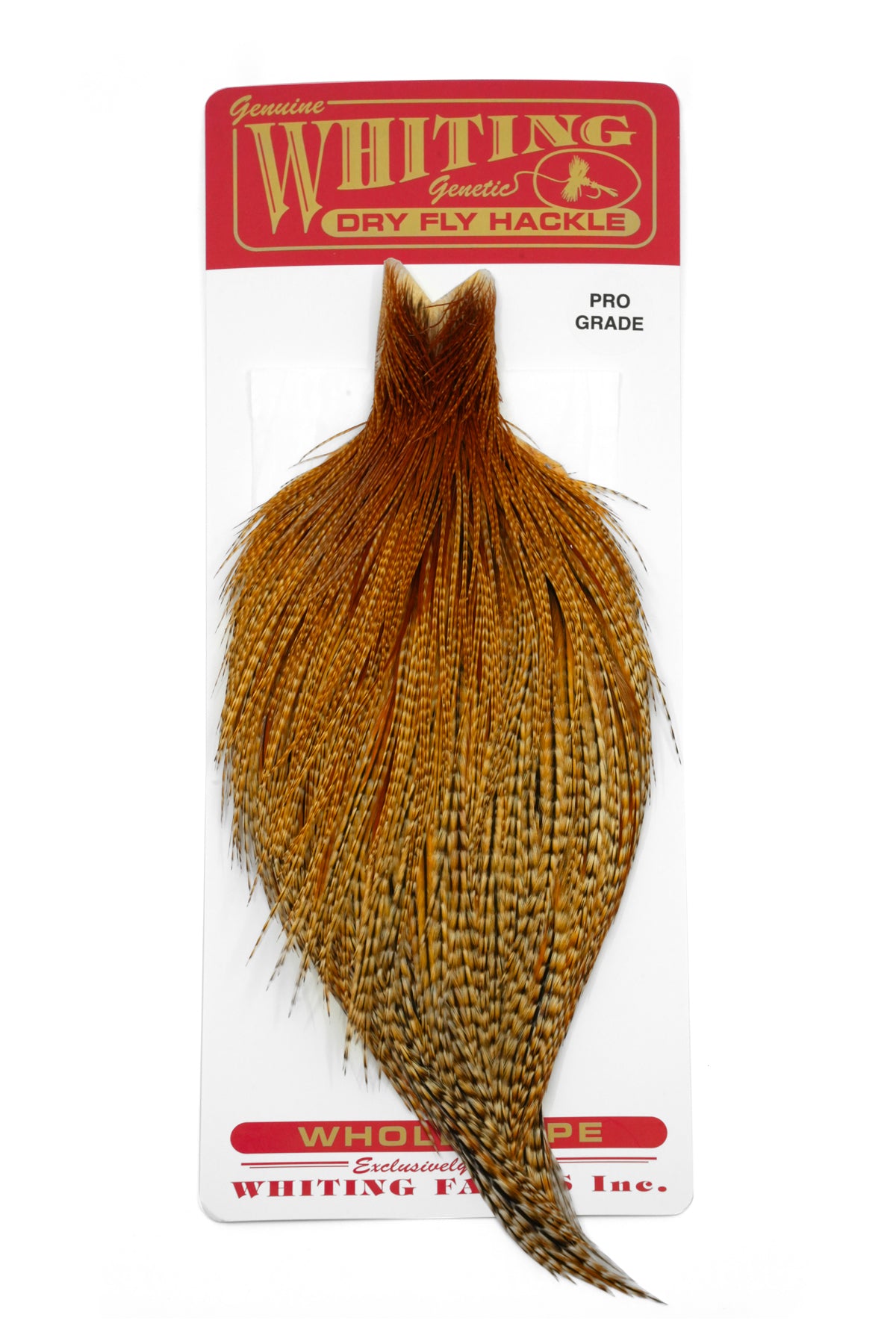 Whiting Pro Grade Cape - Barred Dark Ginger