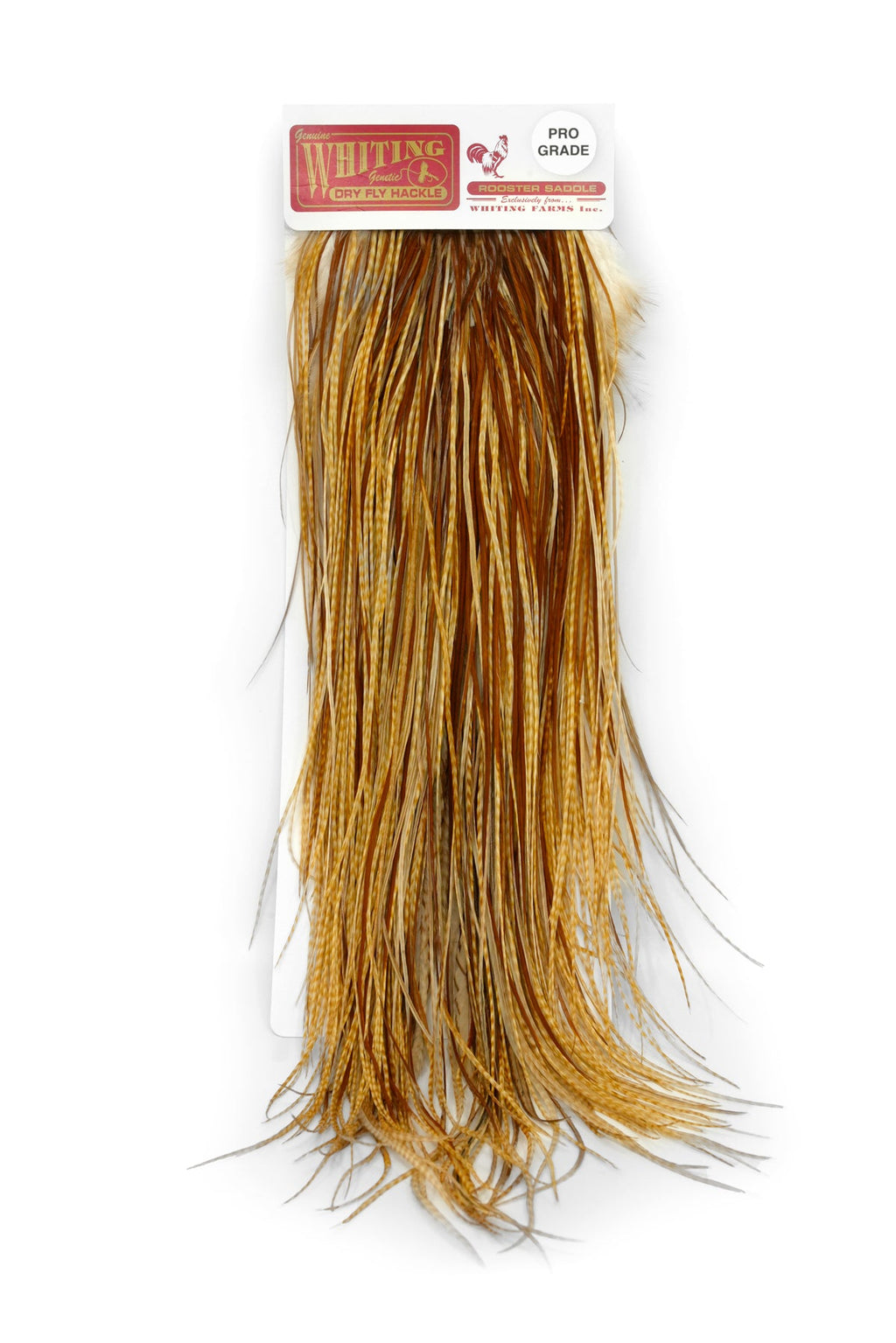 Whiting Pro Grade Saddle - Barred Medium Ginger