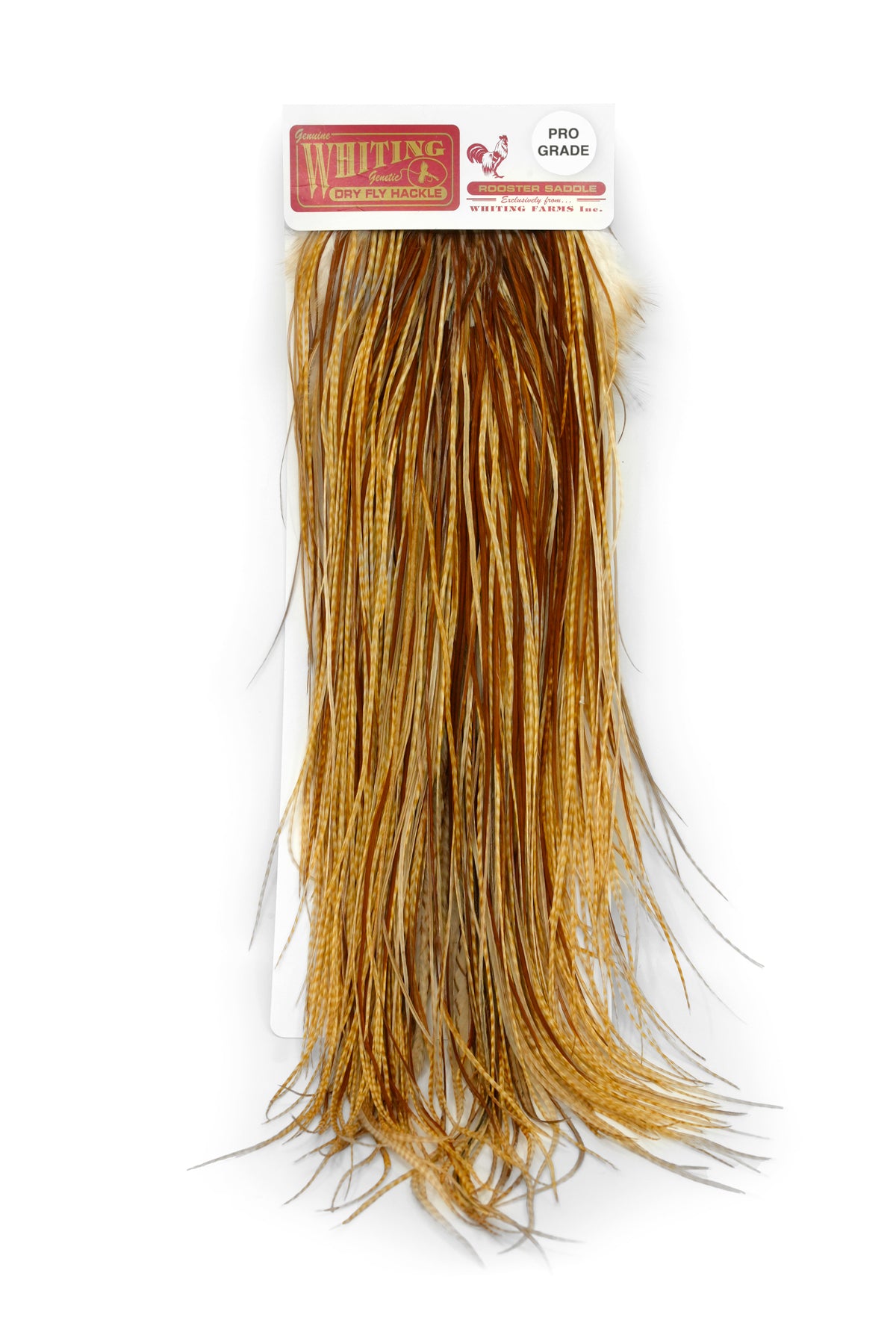 Whiting Pro Grade Saddle - Barred Medium Ginger