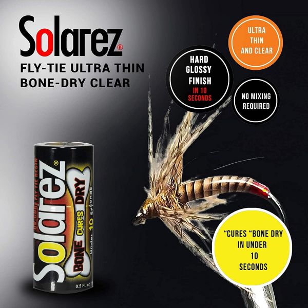 Solarez Fly-Tie Ultra Thin Bone-Dry Clear UV Cure Resin
