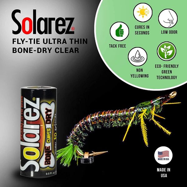Solarez Fly-Tie Ultra Thin Bone-Dry Clear UV Cure Resin