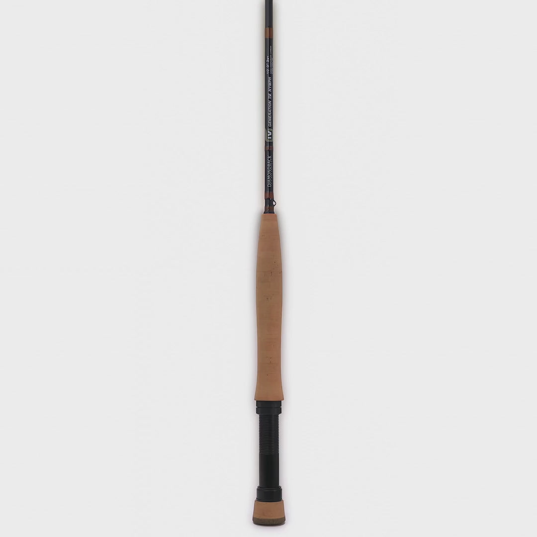 Diamondback Generation IV Nymph Rod Carbon Grip