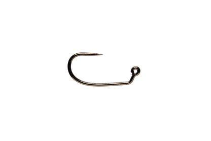 Fulling Mill Jig Force Straight Point Black Nickel Barbless Hooks FM5140